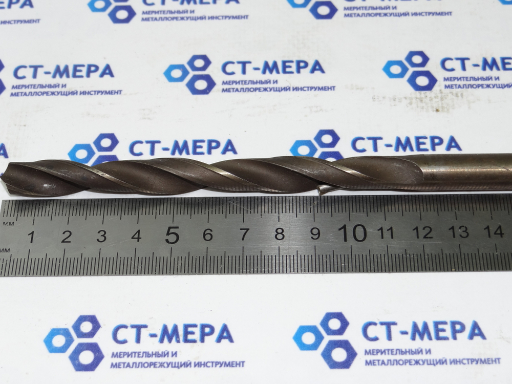 Сверло по металлу 10.5мм (121х184мм) Р6М5 ц/х удлиненное