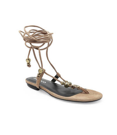 Кожаные босоножки elodie Pinko - коричневый(100860 A0N8)