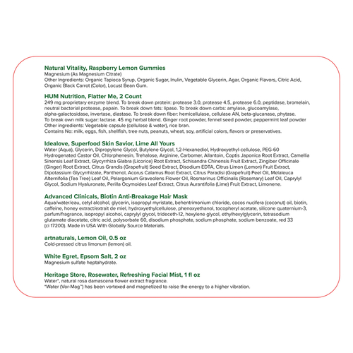 iHerb Exclusive, забота о себе, праздничная коллекция, набор из 8 продуктов