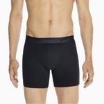 Мужские трусы боксеры удлиненные темно-синие HOM HO1 Long Boxer Briefs HO1 359519_4000RA