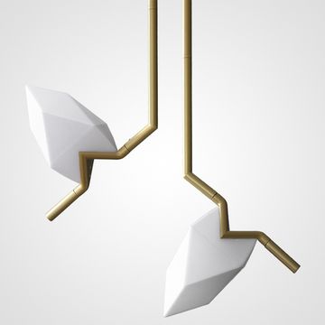 Дизайнерская люстра с закрытыми поворотными плафонами PEACH S