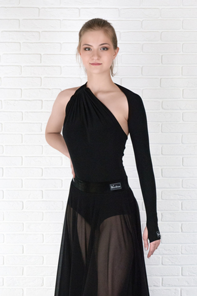 BODY 22-0010-01 | Купальник для тренировок на одно плечо | Vasileva Dance