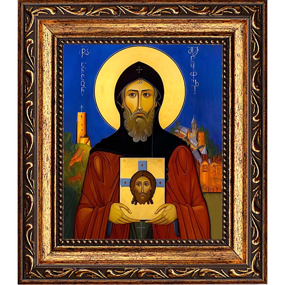 Антоний Марткопский Иверский преподобный. Икона на холсте.