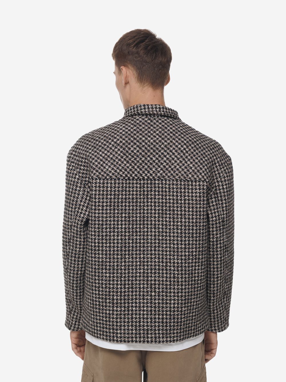 Куртка RUFF Global DRP Houndstooth черно-белая