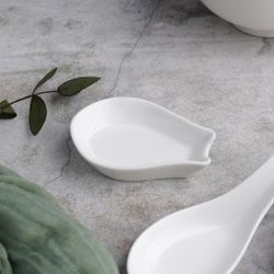 Подставка для ложки 7,6*5,5 см h1,9 см белый фарфор NEW P.L. Proff Cuisine [6]