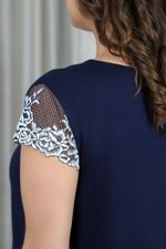 Ночная сорочка Мелинда-1 Виотекс ТЁМНО-СИНИЙ