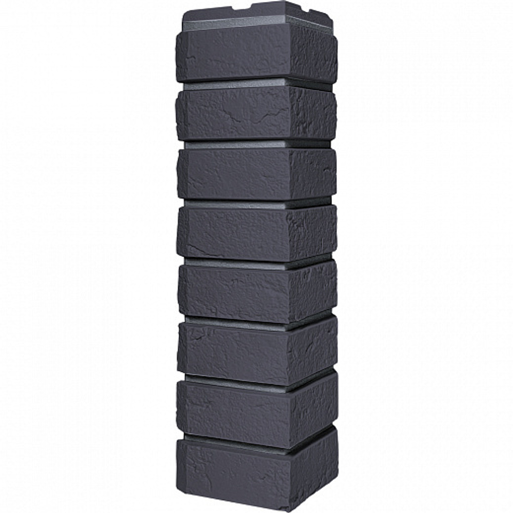 Наружный угол Кирпич Баварский, графит Fineber (Файнбир)