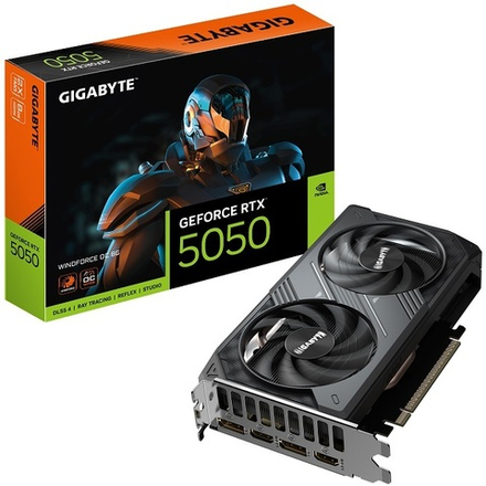 Видеокарта GIGABYTE GeForce RTX 5050 WINDFORCE OC 8GB (GV-N5050WF2OC-8GD)