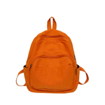 PAKEXIONG Canvas Versatile For High School And University Students Regular Unisex White/Black/Khaki/Orange