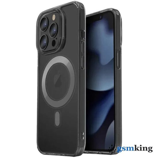 Uniq HYBRID LIFEPRO XTREME MagSafe Compatible Case for iPhone 13 Pro Max Smoke Gray