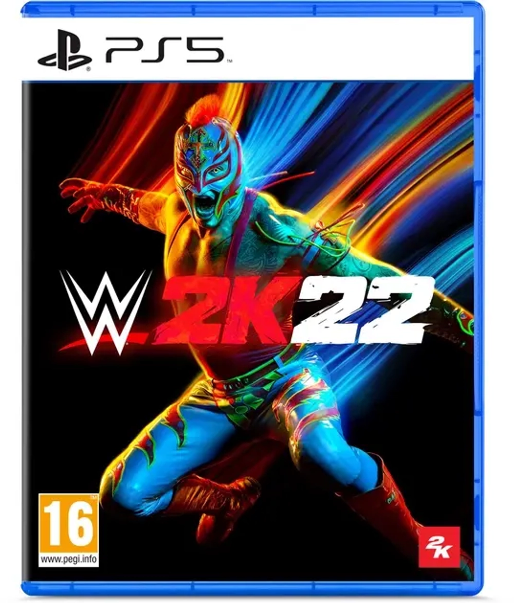 WWE 2K22 (диск для PS5, полностью на английском языке)