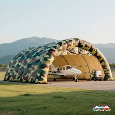 Пневмокаркасный ангар «Полёт» авиационный 25×20×15 м — из ПВХ для самолетов