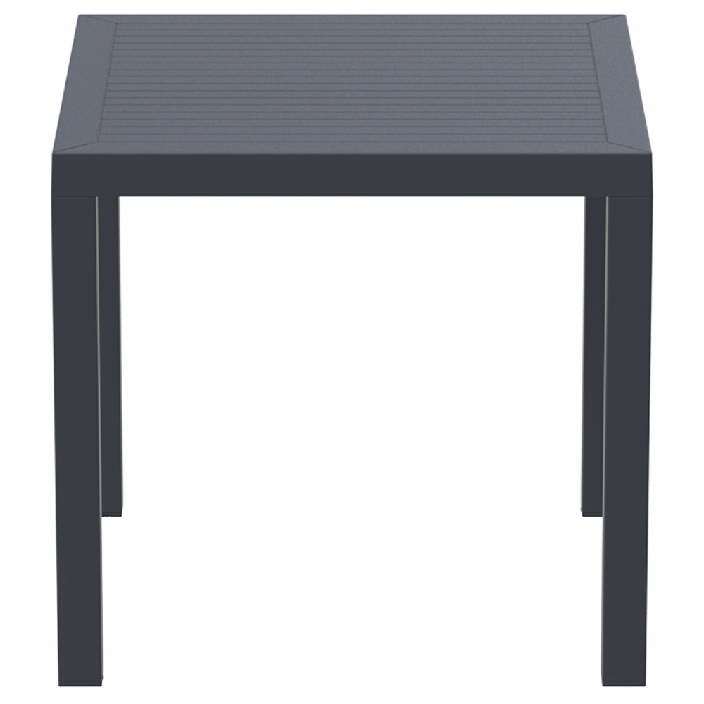 Стол пластиковый Siesta Contract Ares 80, темно-серый