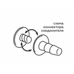 Насадка для страпона HARNESS с коннектером BLACK LINE (180*36)