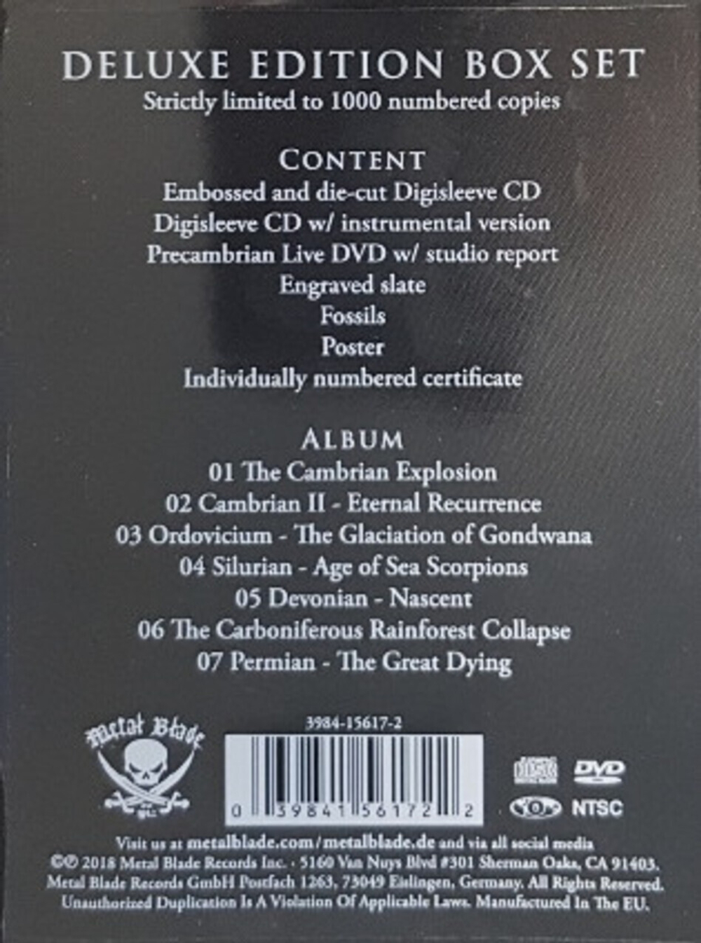 The Ocean Collective / Phanerozoic I: Palaeozoic (Limited Edition)(2CD+DVD)