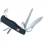 Нож Victorinox Trailmaster One Hand, 111 мм, 12 функций, с фиксатором лезвия, черный