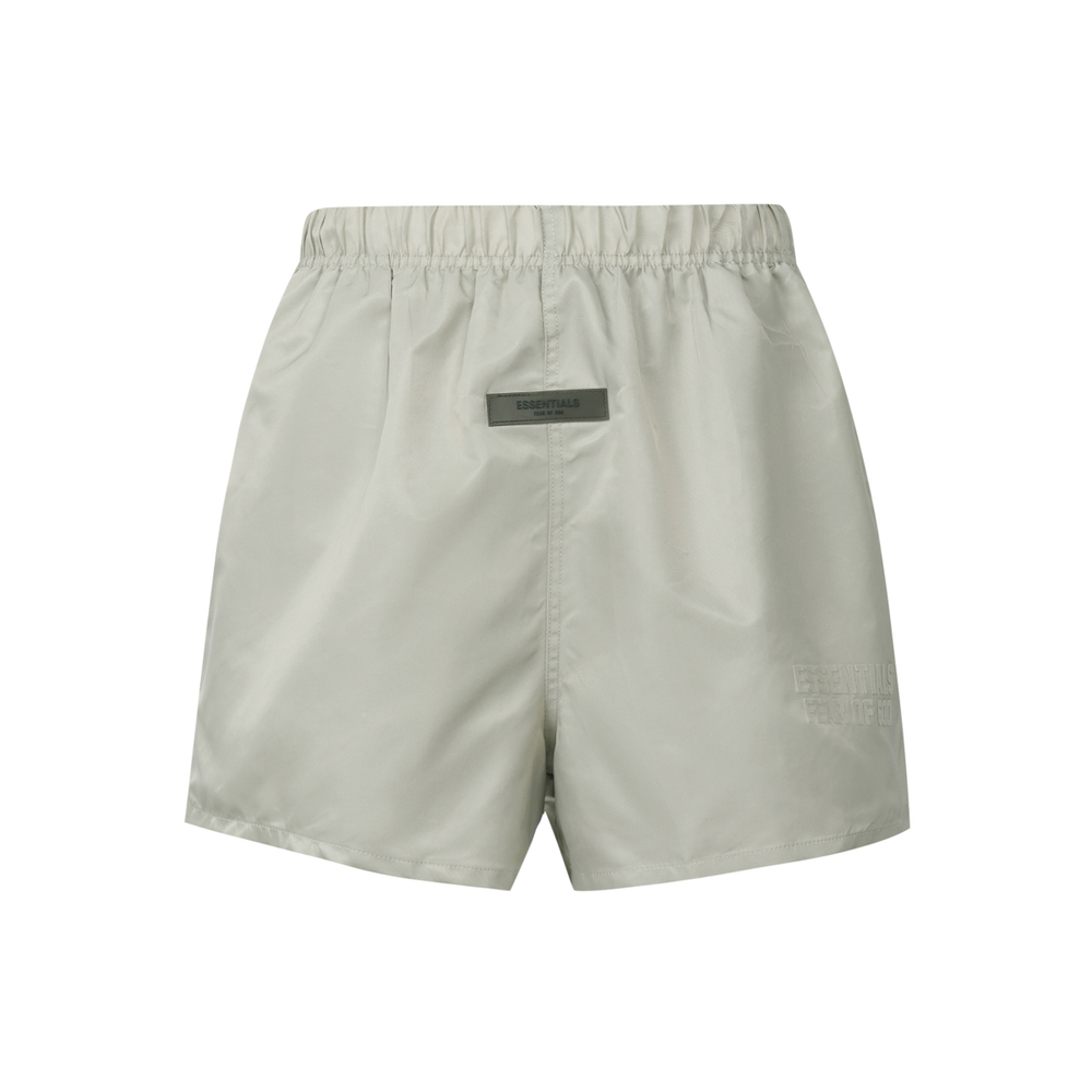 Шорты Fear of God Essentials FW22 Nylon Running Shorts Smoke Logo, FOG-FW22-383