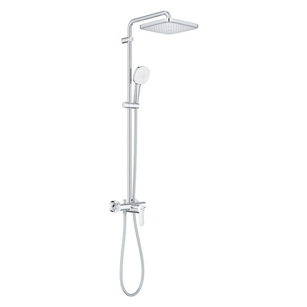 Душевая система GROHE Tempesta System 250 Cube с однорычажным смесителем настенного монтажа, хром (26692001)