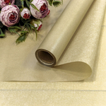 Бумага В рулоне "Тишью" 50 см х 10 м Водостойкая (Бежевый, Серый)