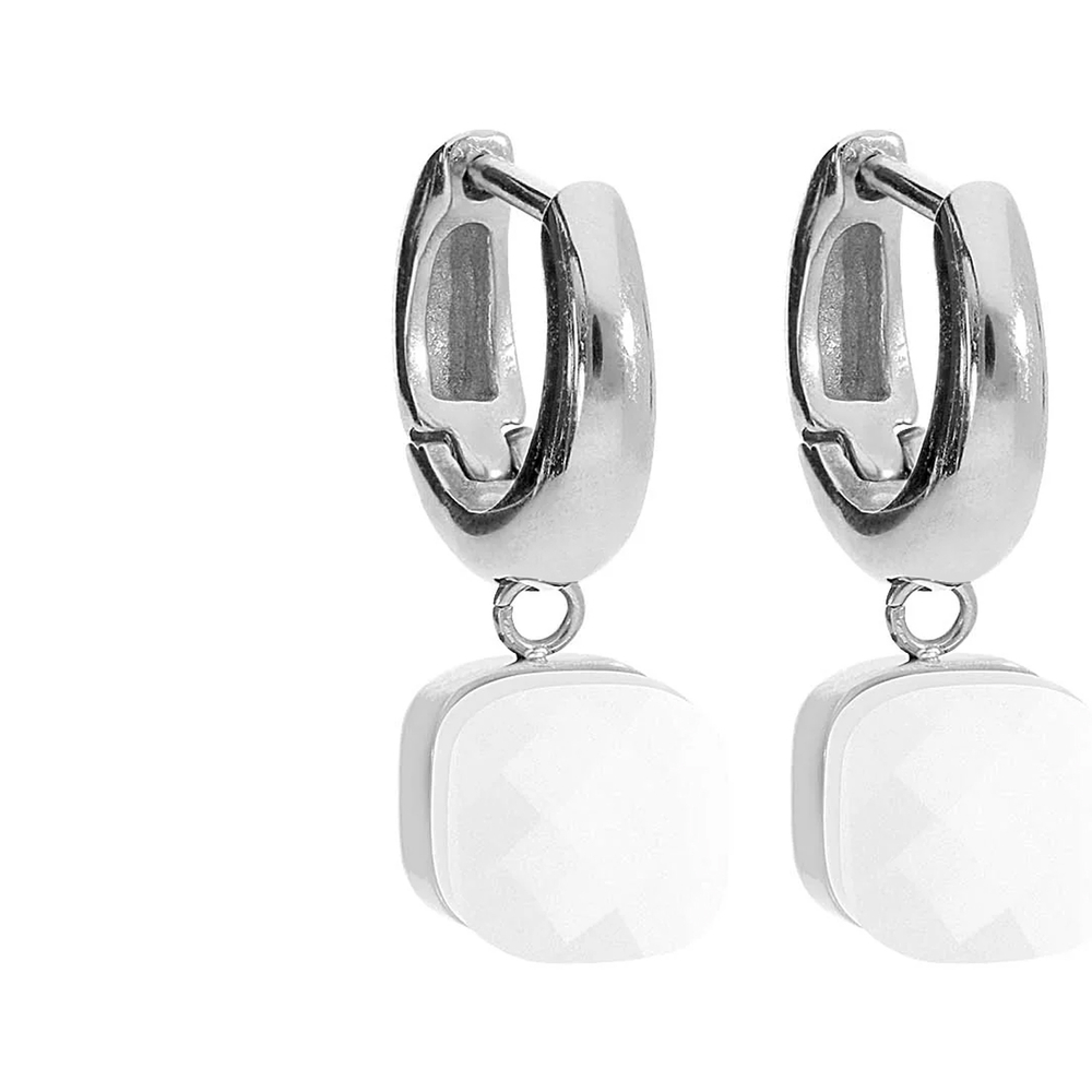 Серьги Qudo Firenze white 300210 BW/S