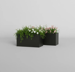 Кашпо, коллекция КОЛОР, форма ЭРКЕР