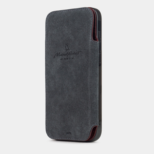 Чехол для iPhone 17 Pro Benoit Теленок Бордовый