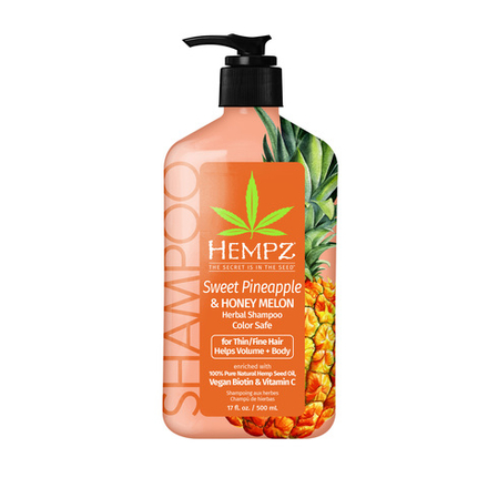 HEMPZ Шампунь Ананас и Медовая Дыня 500ml/ Sweet Pineapple & Honey Melon Volumizing Shampoo