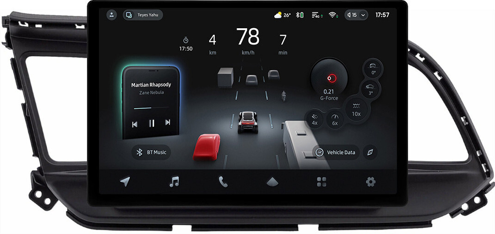 Магнитола для Hyundai Elantra 6 2018-2020 (без штатной КЗВ) - Teyes CC4-PRO монитор 13" 2K QLED на Android 13, Snapdragon 778G, 8+128, AI, CarPlay, DSP, 4G SIM-слот