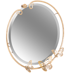 Зеркало Бабочка Эир Айвори Мраморное золото