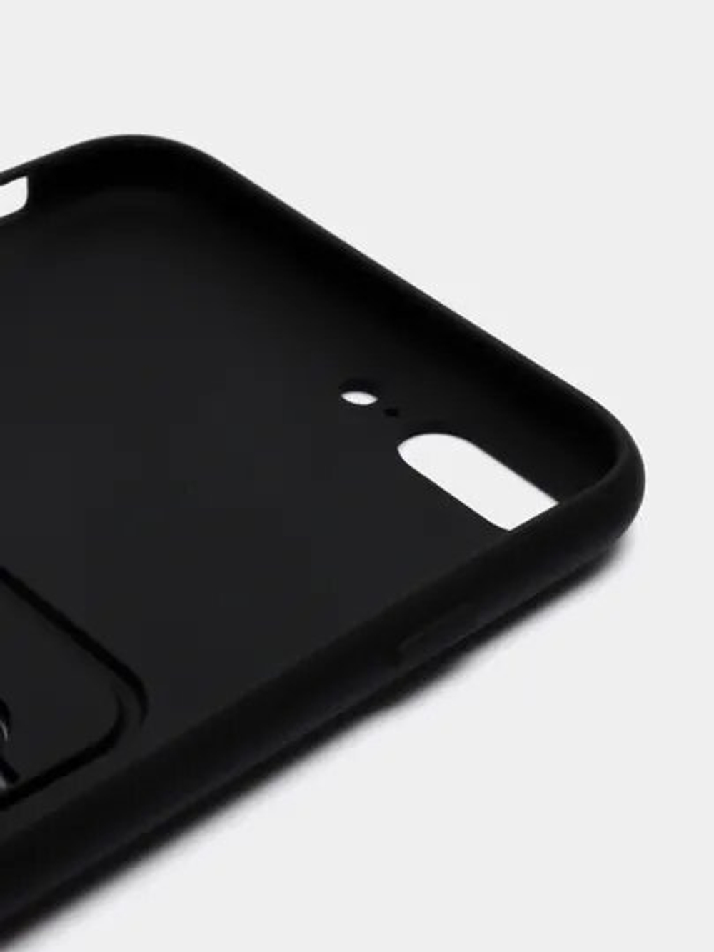 Чехол с карманом для карт на iPhone 13, Черный