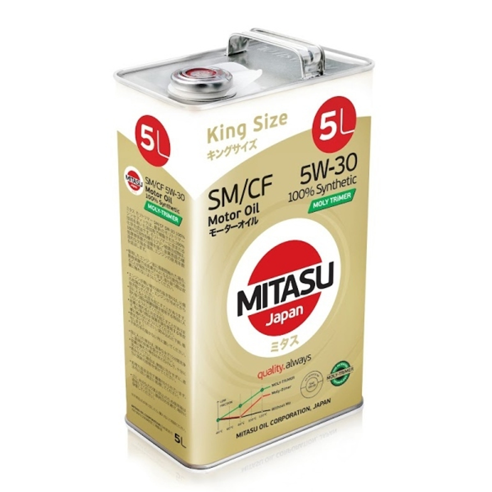 MITASU MOLY-TRiMER SM/CF 5W-30 100% Synthetic (5л) MJM115
