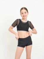 купальник раздельный 3 в 1 спортивный топ шорты накидка