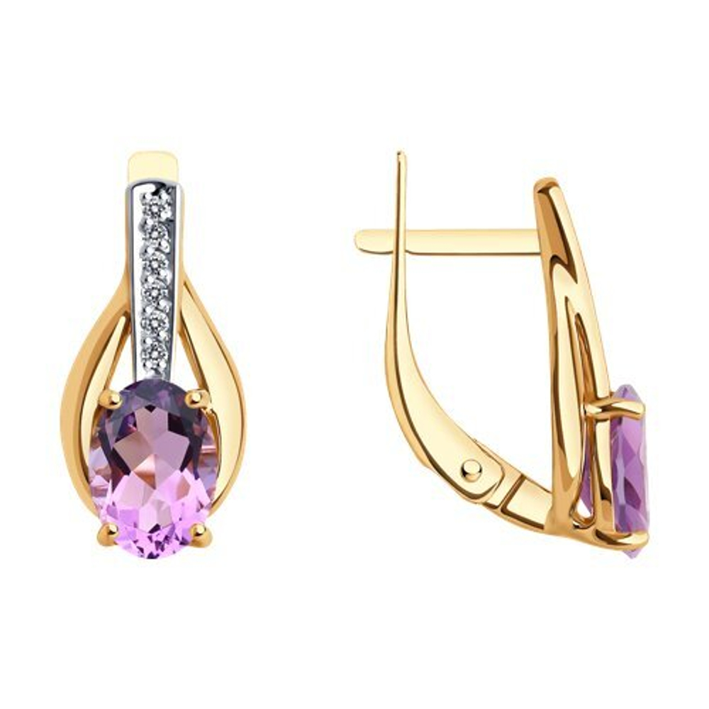 Серьги из золота 585 пробы