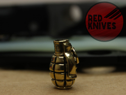 Бусина темлячная "Граната", латунь