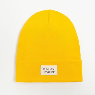 Шапка для мальчиков горчица, р-р 50-54 7691725