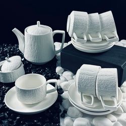 Lenardi 135-088 Чайный сервиз 16пр.220мл ЭФИОПИЯ в под.уп.(х2)Фарфор