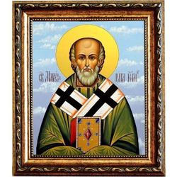 Маркелл Римский, папа Римский священномученик. Икона на холсте.