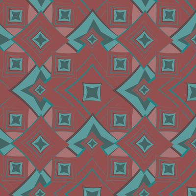 Геометрия - цветные ромбы