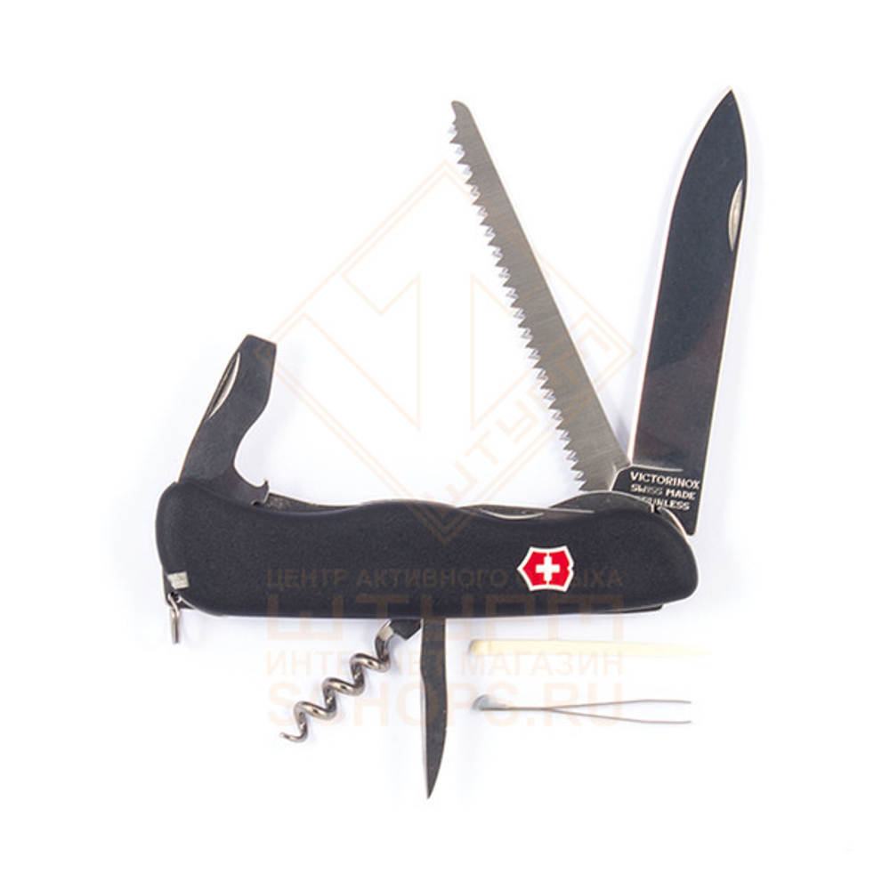 Нож многофункциональный Victorinox Forester 111 мм, Black
