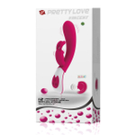 Вибромассажер G-spot с клиторальной стимуляцией перезаряжаемый (Цвет: Розовый)