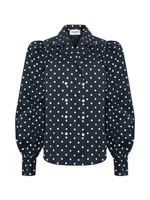 Двубортная блуза Prime, Синяя