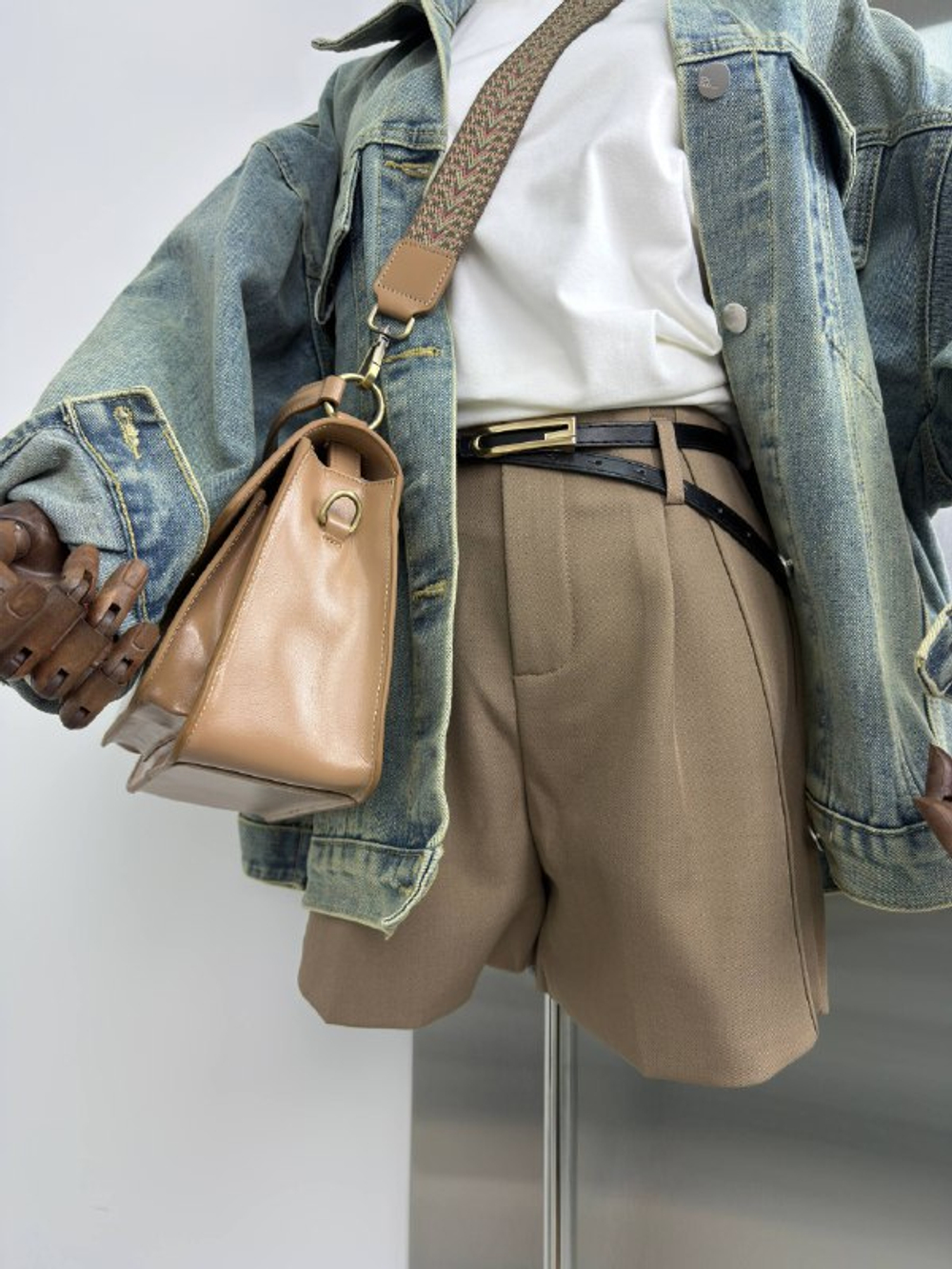 Шорты женские артикул 2537 цвет "капучино"