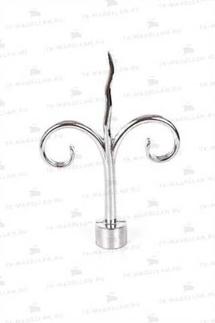 Наконечник АМ Лилия 16мм, серебро глянец