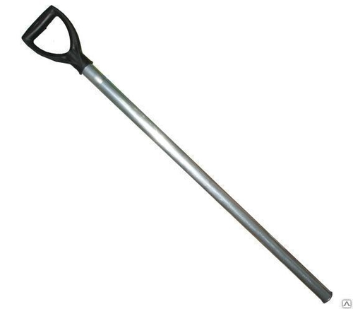 Черенок  АЛЮМИНЕВЫЙ d-32  с  V-ручкой /02491