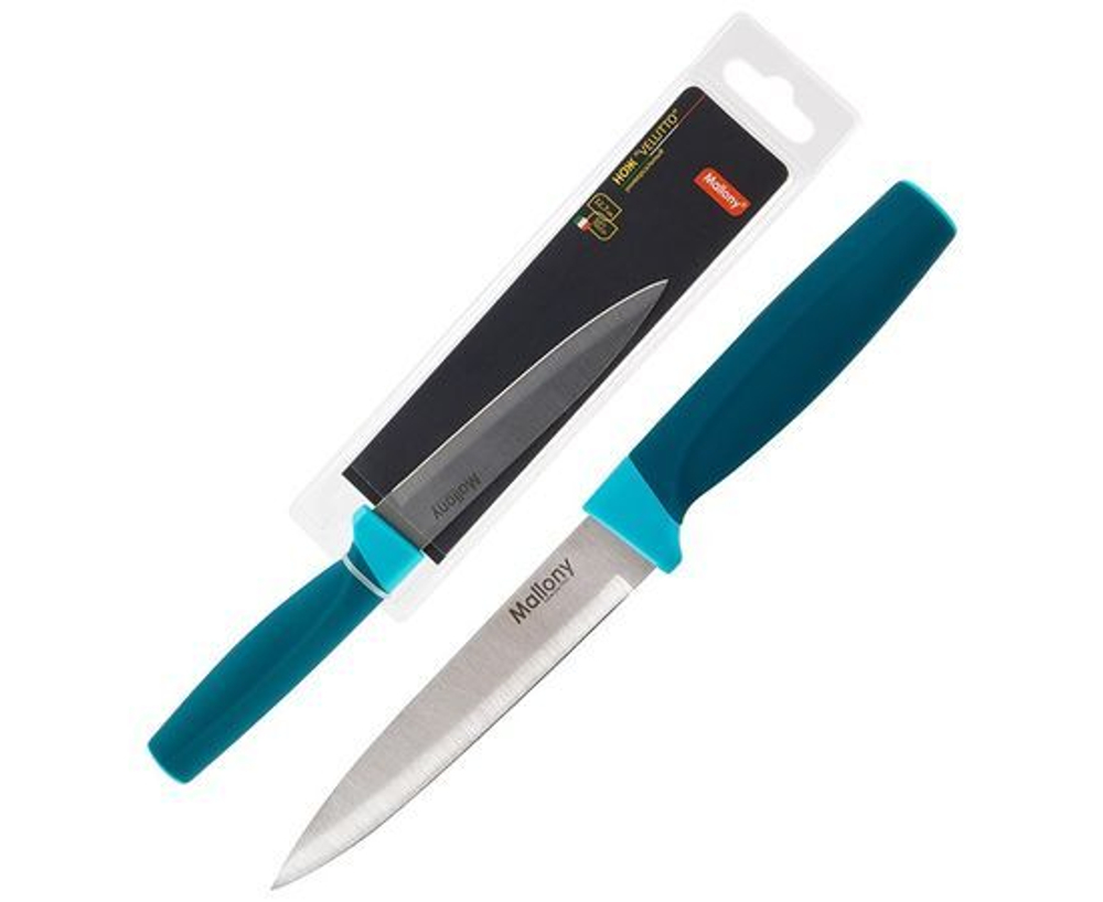 Нож универс. VELUTTO MAL-03VEL, лезвие 12,7см, рукоятка софт-тач 5526 Mallony