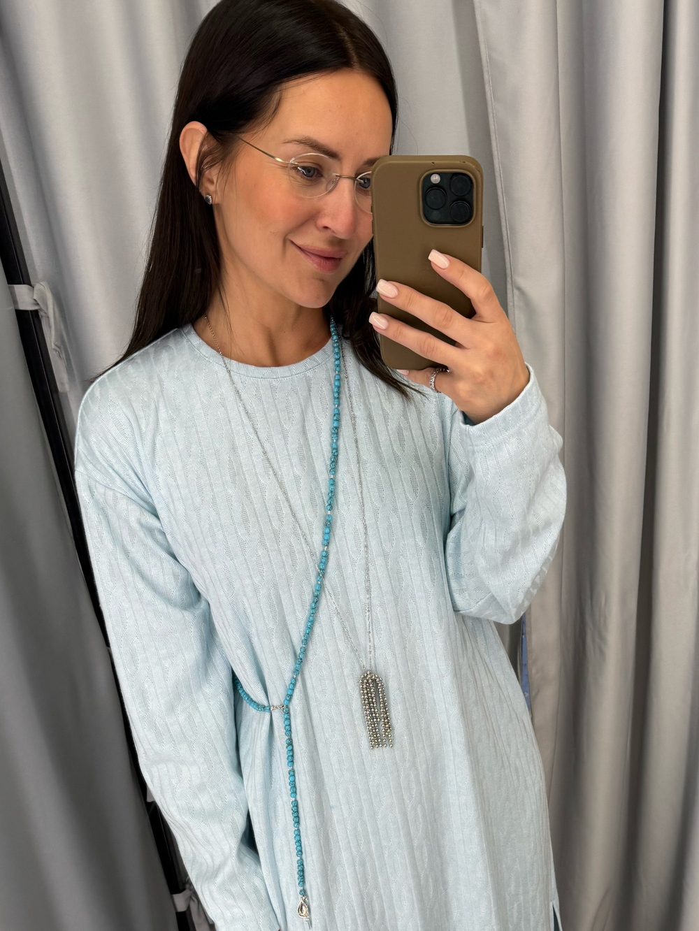 Длинное колье