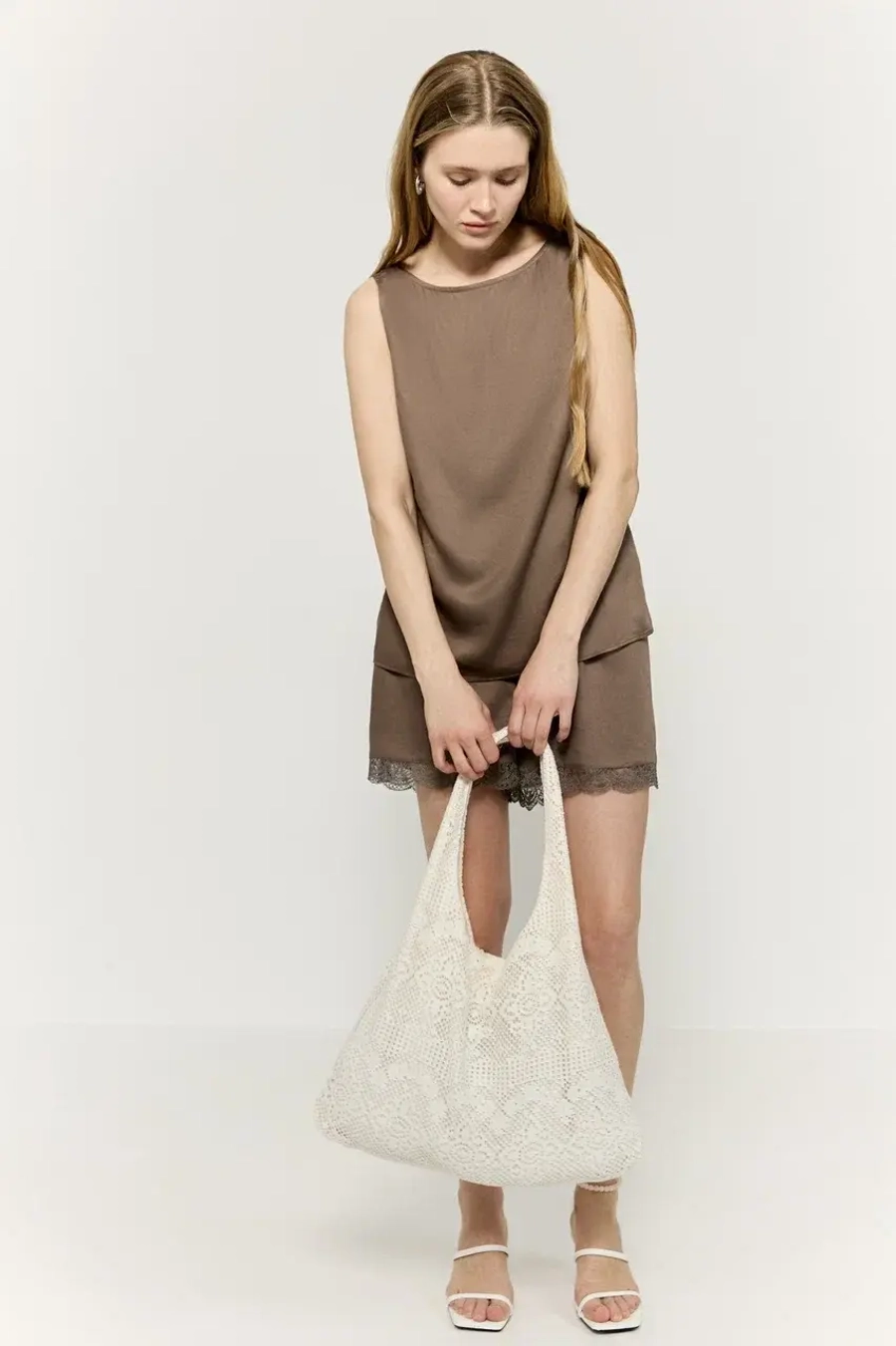 Сумка кружевная L