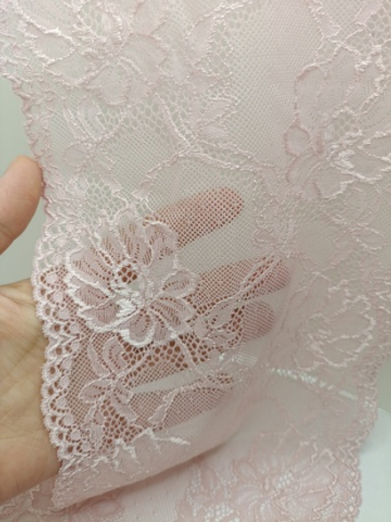 Кружево эластичное, лотос