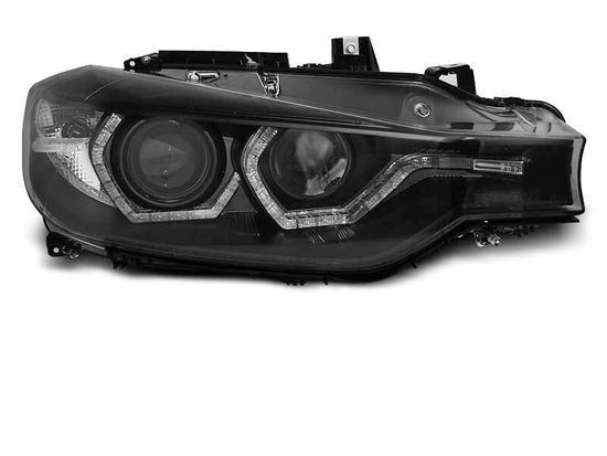 Фары передние ANGEL EYES LED BLACK DRL для BMW 3 F30 F31