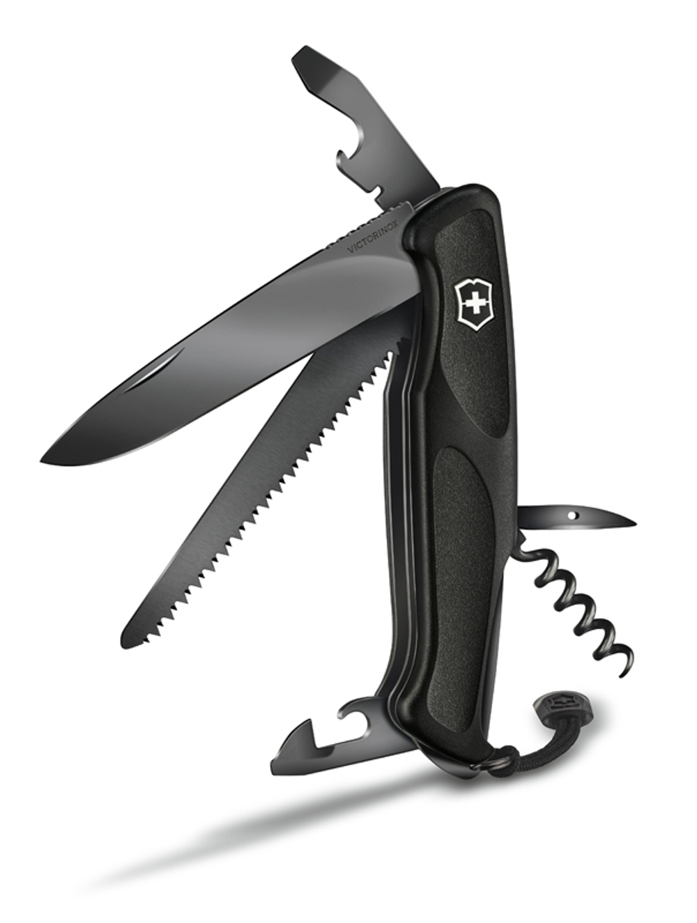 Нож перочинный 13 см VICTORINOX RangerGrip 55 Onyx Black 0.9563.C31P